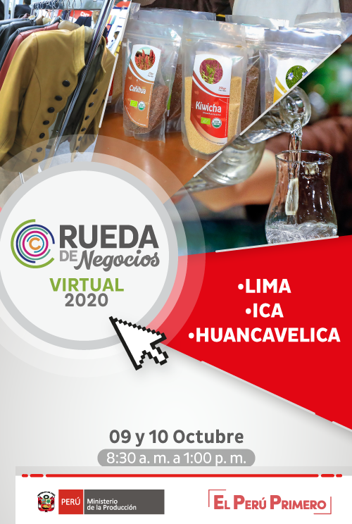 Rueda de Negocio Virtual 2020: Lima, Ica y Huancavelica