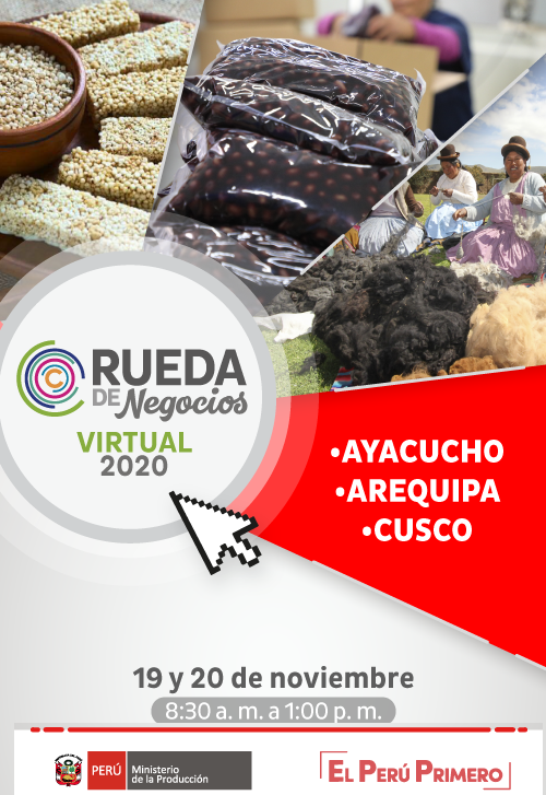 Rueda de Negocio Virtual 2020: Ayacucho, Arequipa y Cusco